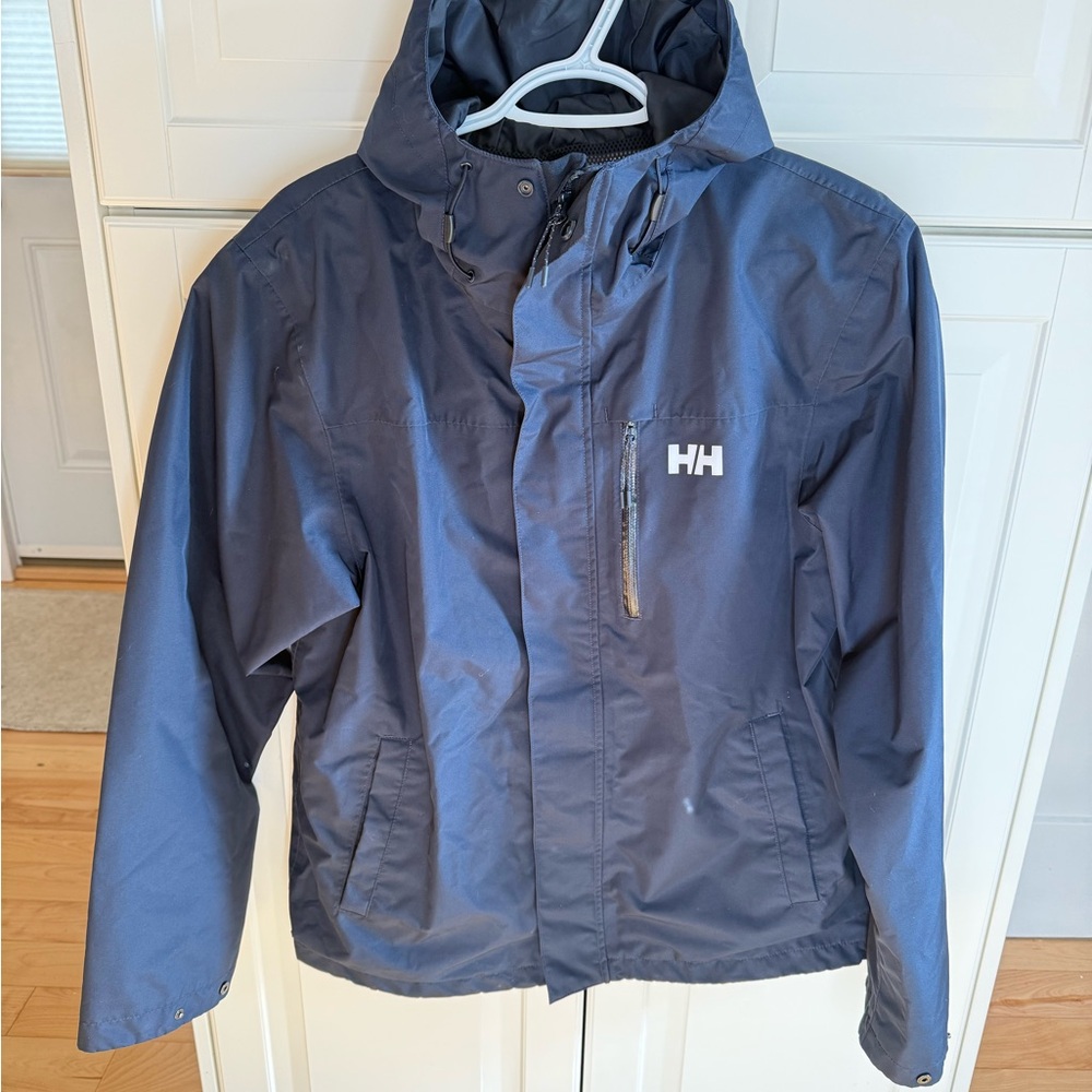 Helly Hansen Black Jacket with Hood